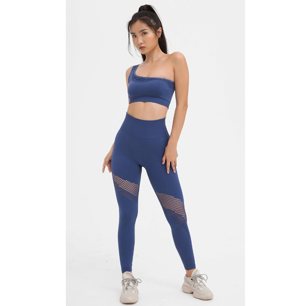

wholesale spring and summer yoga clothes set mesh women sportswear sports bra and leggings yoga sets fitness, White;red