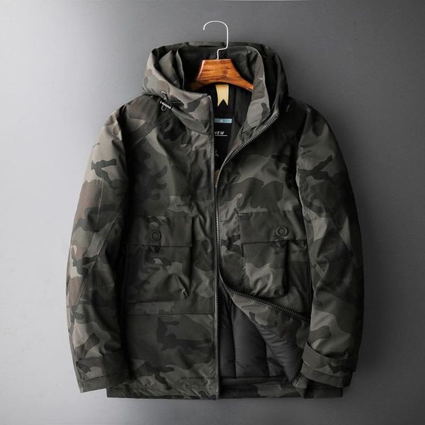 

justar men's autumn and winter new large short cotton padded clothes loose fashion casual coat, Black