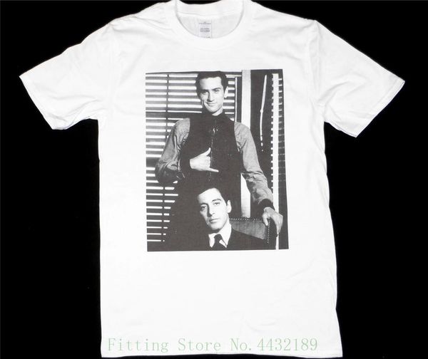 

al pacino & robert deniro white t shirt size s xxxl the godfather corleone mafia new man design t shirt print sport hooded sweatshirt hoodie