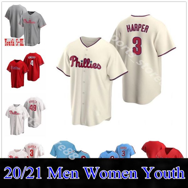 

custom philadelphia 2020 phillie jersey 3 bryce harpe 17 rhys hoskins 10 jt realmuto men women youth any name 28 alec bohm jersey stitched, Blue;black