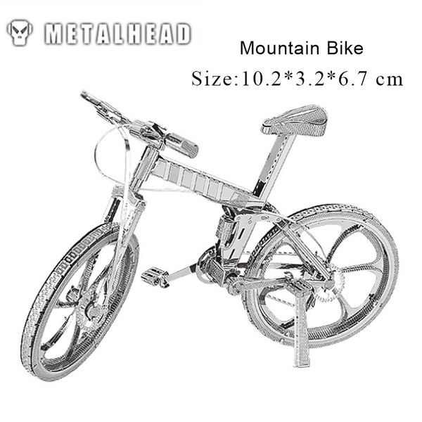 

3d metal creative puzzles model mountain bike manual assembling jigsaw diy furniture decoration gifts educational toys for y200421