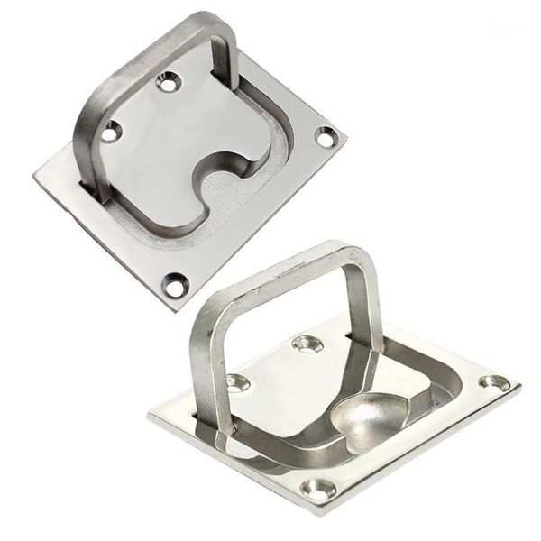 

deck cover handle lifting stainless steel square floor lock ring floor buckle1