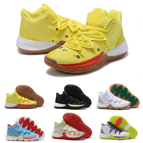 

2019 pale ivory 5 irish friends sponge ufo duke oreo bhm rokit boots shoes men concepts 5s pe little mountain ikhet kyrie sneakers, Black