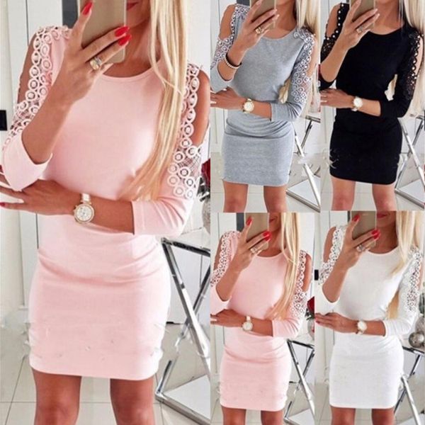 

made in china dress simplicity women dresses long sleeves dress plus size women designersÂ clothes womens woman clothing 2021 new am241, Black;gray