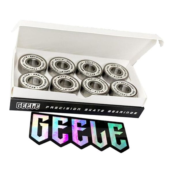 

skateboarding geele 8pcs skateboard bearings for skateboards longboards inline skates spinners