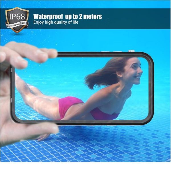 

shelbox ip68 waterproof phone case for iphone 11 pro max swimming underwater sport cover case for iphone 11 pro shockpr qylxbd