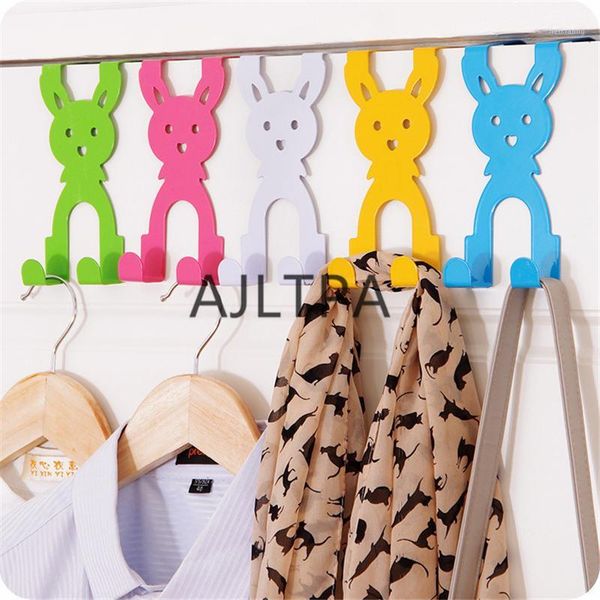 

hooks & rails 100pcs/lot door hook stainless steel kitchen cabinet clothes hanger bathroom accessories towel ct03711