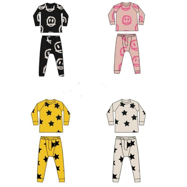 

kids winter clothes nx brand two piece set long sleeve boys clothes baby girl pants t shirts halloween star teen girls clothing, White