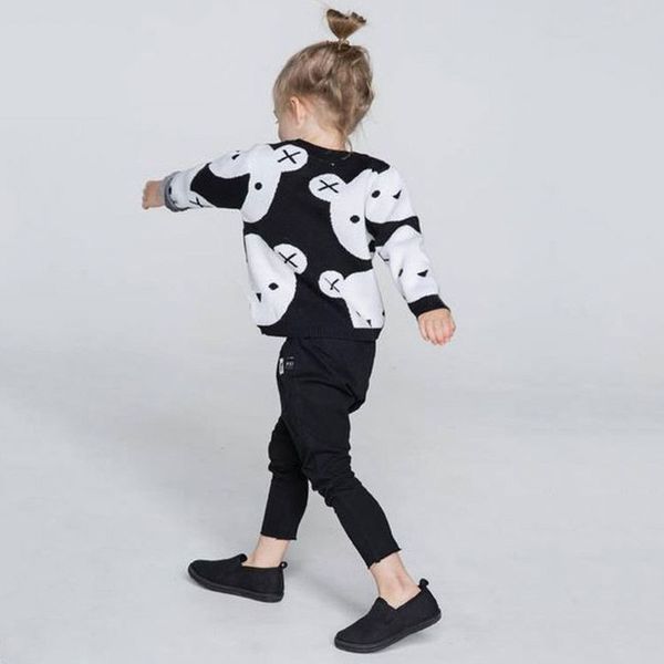 

baby girls sweater winter cartoon children sweaters christmas pullover long sleeve baby boy girl knitwear kids knit clothes 201109, Blue