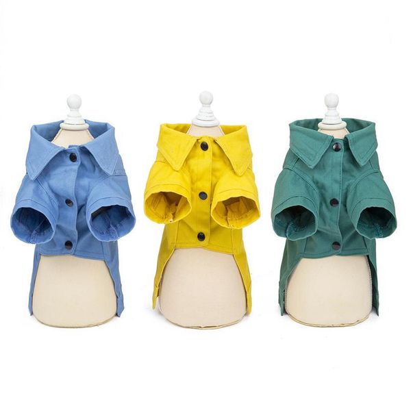 

teddy cotton casual jacket cowboy cool puppy t-shirt dog clothes pet clothing small dog warm winter clothe dog coat pupp bbykrx