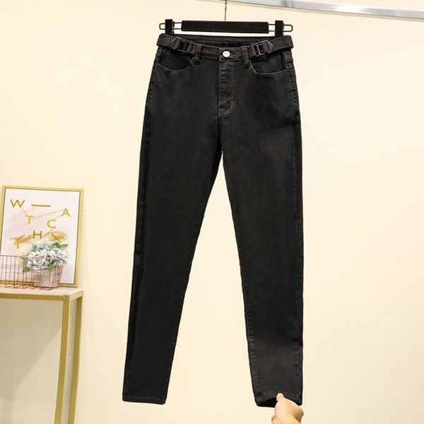 

jeans woman 2020 jeans female denim pants black color womens donna stretch bottoms feminino skinny pants for women trouser1, Blue