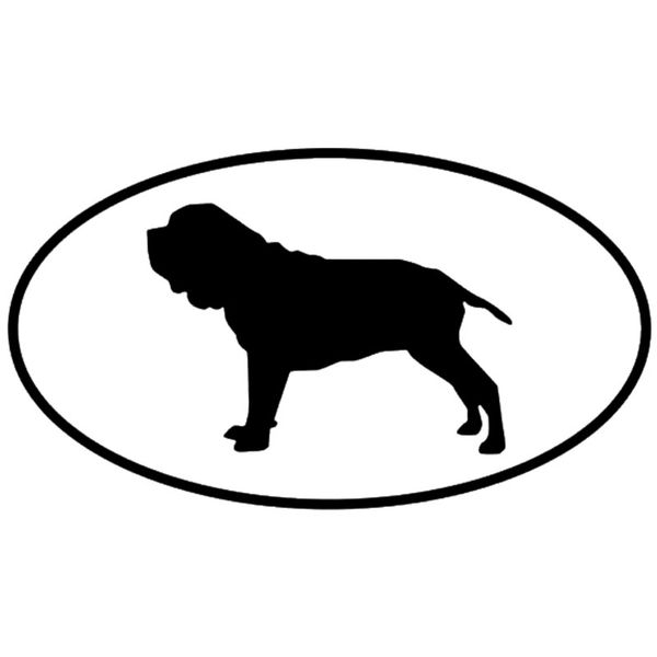 

16*8.9cm neapolitan mastiff dog car stickers fashion vinyl decal car styling truck decoration black/silver s1-0677