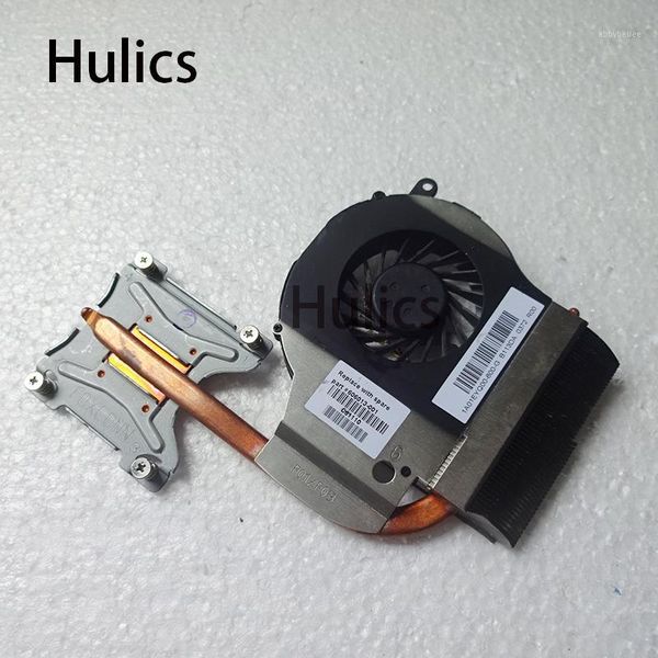 Cuscinetti di raffreddamento per laptop Hulics Dissipatore di calore e ventola originali per G62 G72 G72T CQ72 606013-001 Modulo CPU integrato Intel1