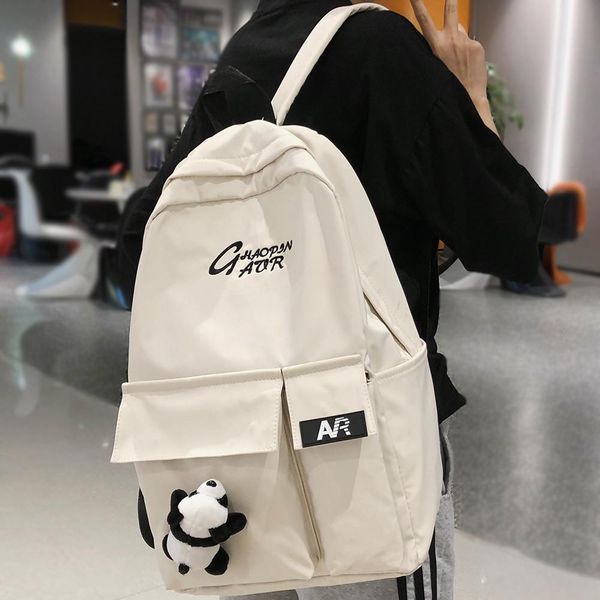

ladies college student backpack cute women trendy school bag book kawaii fashion backpacks girl waterproof nylon bags female new bbyzzm