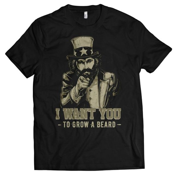 

t-shirt i want you to crew a beard beard hipster summer brand summer style cool funny print t shirts sport hooded sweatshirt hoodie