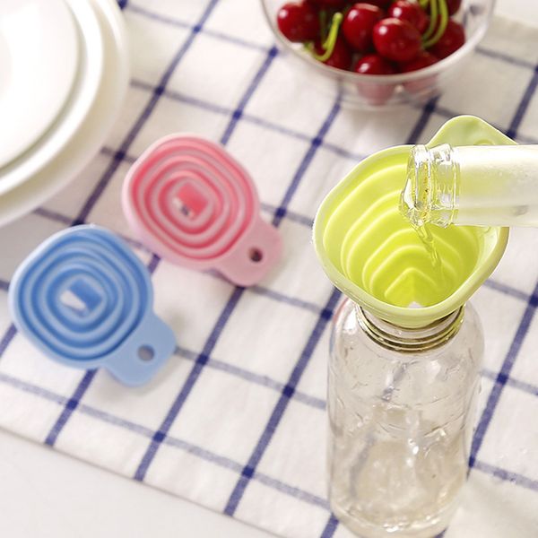

kitchen funnel food grade collapsible silicone funnels for filling bottles large wide mouth funnel 1221960
