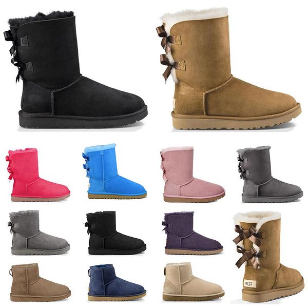 

u boots роскошная дизайнерская обувь женские сапоги черный каштан полная кожа ботильоны открытый ботильоны winter snow, Black