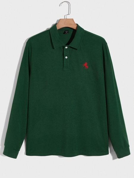 

men horse embroidery polo shirt e4ks#, White;black