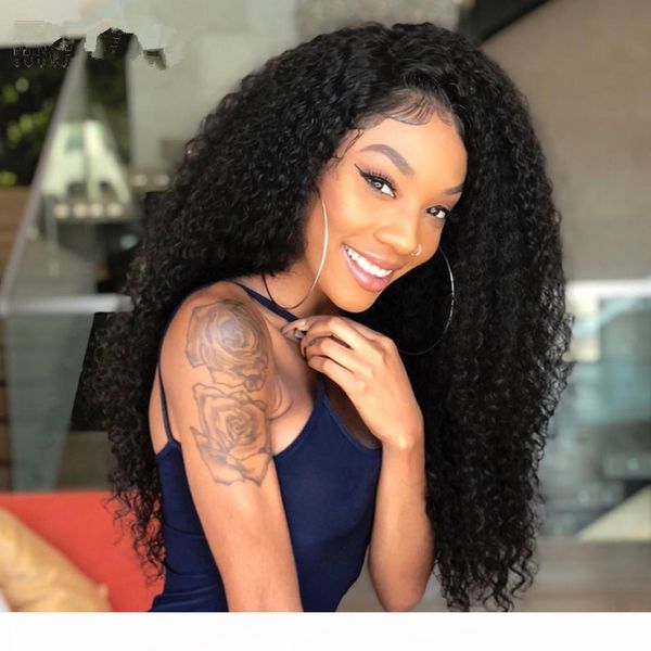 

360 lace frontal wigs for black women pre plucked 12-24inch 250% density brazilian remy hair curly lace front human hair wigs, Black;brown
