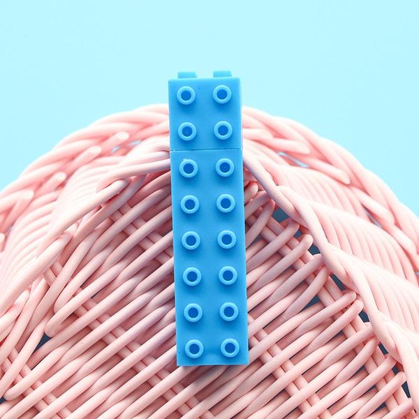 

cute building block design highlighters art для скрапбукинг card изготовление бумаги crafts офис школы маркеры пастель pen ygb22 bbyywb lg20, Blue;orange