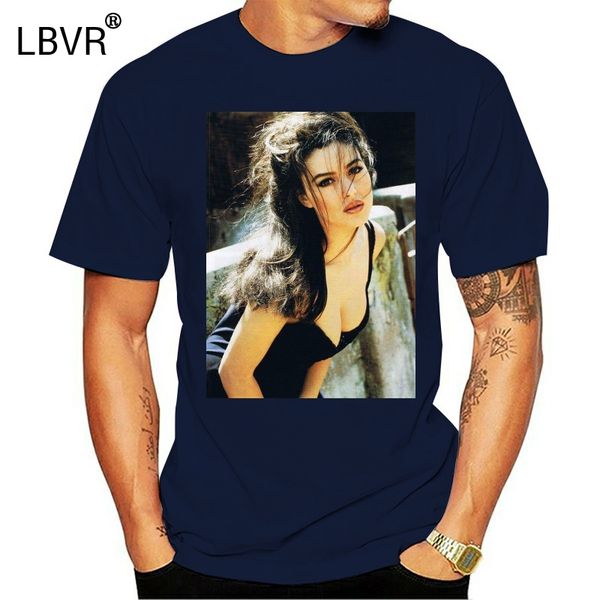 

maglia monica bellucci attrice model moda italia mito 3 s 3xl 100% cotton short sleeve s 2018 hoodie designers t shirts sweatshirt