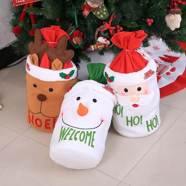

new christmas ornaments large three-dimensional doll gift bag christmas old man backpack holiday candy gift bag1
