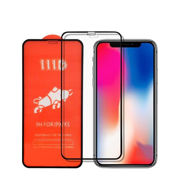 

111d для iphone 12 11 pro max xs max x 8 7 6s plus full cover полный изогнутые закаленное стекло экрана протектор