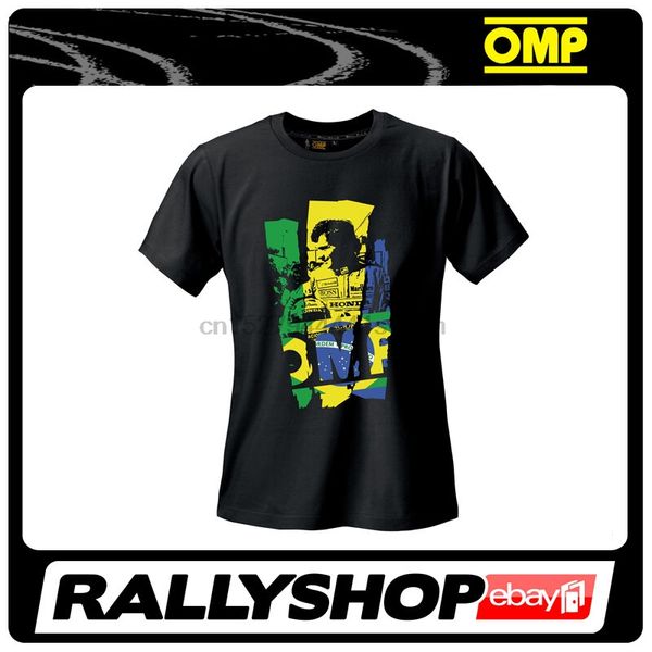 

omp футболку сенна черный хлопок размер xs s m l xl бесплатная доставка спорт толстовка с капюшоном толстовка