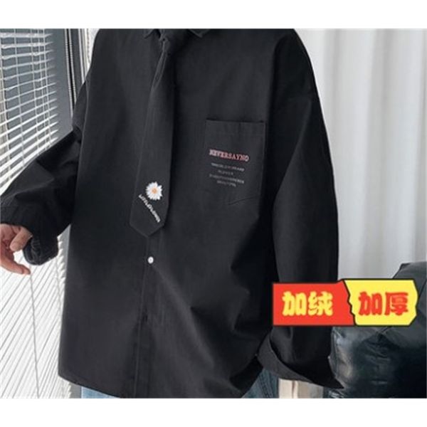 

new men's 2021 long white autumn and winter fashion cool shirt great warm fur coat hong kong style bpbm, Black;brown