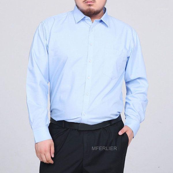 

autumn winter men shirt 5xl 6xl 7xl 8xl 9xl 10xl bust 150cm long sleeve casual plus size men shirts 4 colors1, White;black