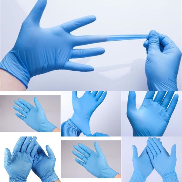 

2020 new disposable nitrile latex 3 kinds of specifications optional anti-skid anti-acid b grade rubber glove cleaning gacn