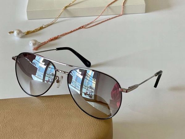 

pilot sunglasses 2137 metal silver frame mirror lens 58mm sun glasses gafas de sol de sunglasses shades new with box, White;black