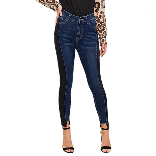 

women's jeans fashion women's stretch low waist slim pencil pants leggings pantalon femme a4181, Blue