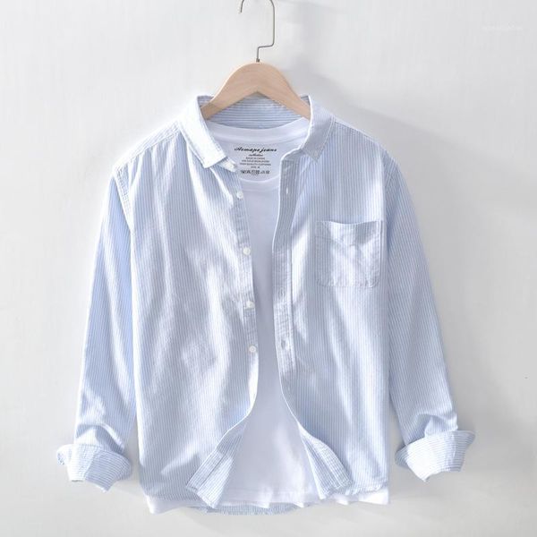 

2020 spring new casual long sleeve men shirts cotton1, White;black