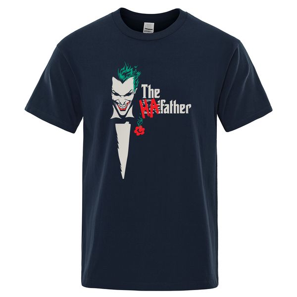 

harajuku the ha father letter printed fashion summer cool casual anime joker superhero sport hooded sweatshirt hoodie men t shirt