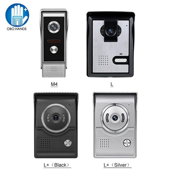 

video door phones wired 700tvl doorbell intercom call panel outdoor unit with ir camera two-way audio led light vision for home apartments