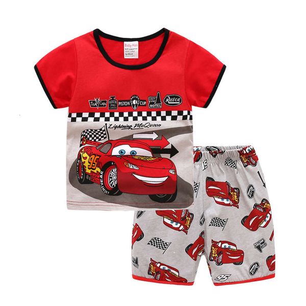 

old 2-7 short years sve cotton new home summer suit air conditioning cloth children's pajamas bmvl, Blue;red