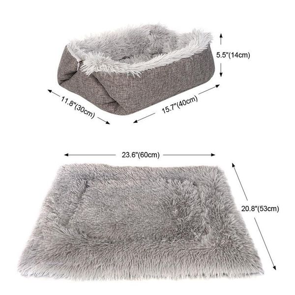 

warm cat bed house pet puppy cat sofa beds soft nest kennel winter dog cat cushion mat indoor cats products p bbyooc