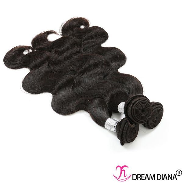 

grade 10a brazilian body wave remy brazilian hair weave no tangle mink human hair bundles natural color same direction cuticle, Black