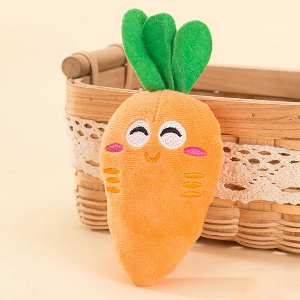 

stuffed dog toy squeaker squeaky plush toy for dog chew toys sound fruits vegetables donut banana elephant pig toys pet supplies wmtyrz