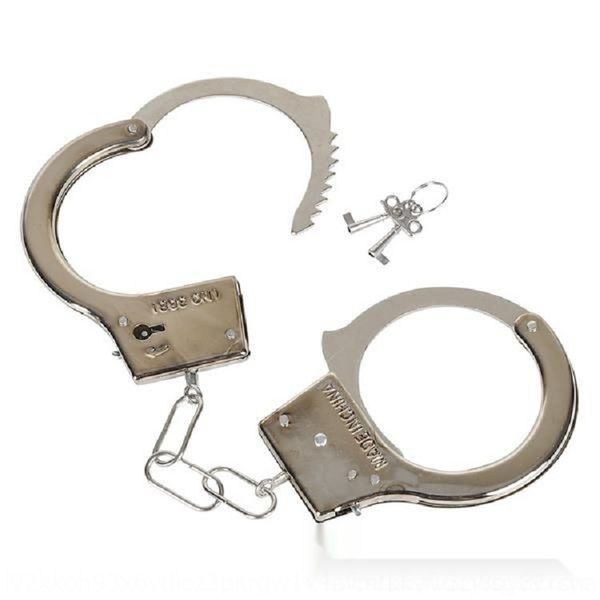 

8kdew bachelor party toys toystoy trb97 metal material toy50g handcuffs toys silver