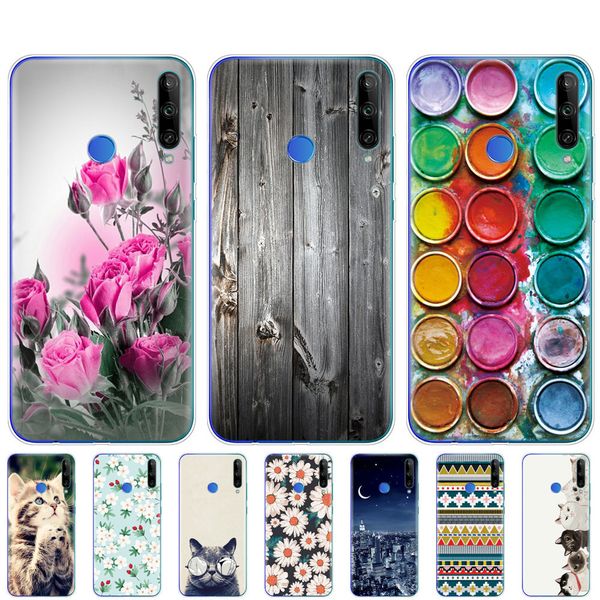 

силиконовый чехол покрытие 6.39" soft tpu телефон coque для huawei honor 9с 9 c aka-l29 бампер покрашены оболочки сумки
