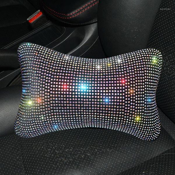 

universal handbrake cover full diamond car headrest bling polyester shoulder guard washable comfortable interior accessories1