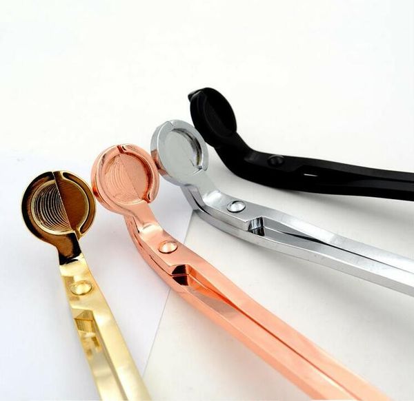 

stainless steel snuffers candle wick trimmer rose gold candle scissors cutter candle wick trimmer oil lamp trim scissor cutter gge1886