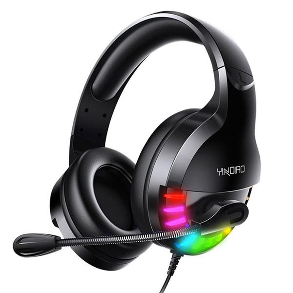 

gaming headset casque deep bass stereo game headphone with microphone led light for ps4 phone lappc gamer wired headset