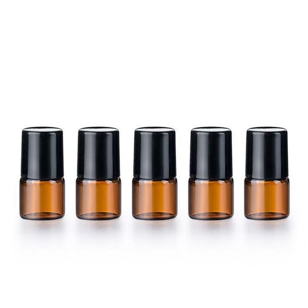

wholesale 1ml 2ml metal roller bottles for essential oils mini glass roll on bottl sqcsrw toys2010