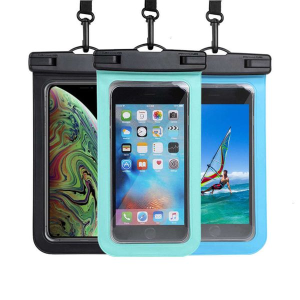 

transparent bag cover seaside swimming pvc waterproof mobile phone case