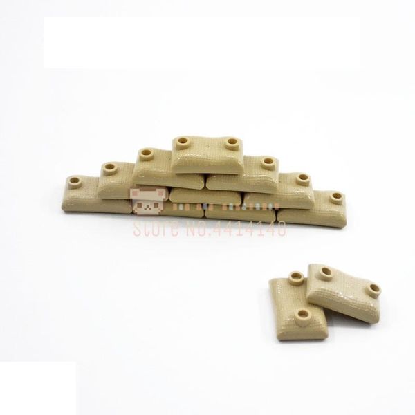 

военный спецназ мешки с песком строительных блоками ww2 армии оружие аксессуаров moc кирпичи обучающие творческими игрушками для детей jllrc