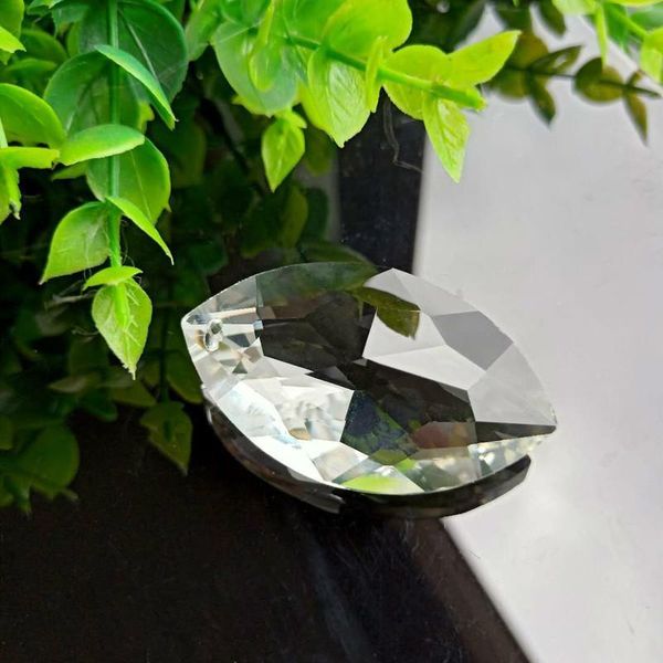 

50mm horse eye crystal pendant glass clear chandelier crystals prisms diy lighting accessories hanging ornament home decoration h wmtxdm