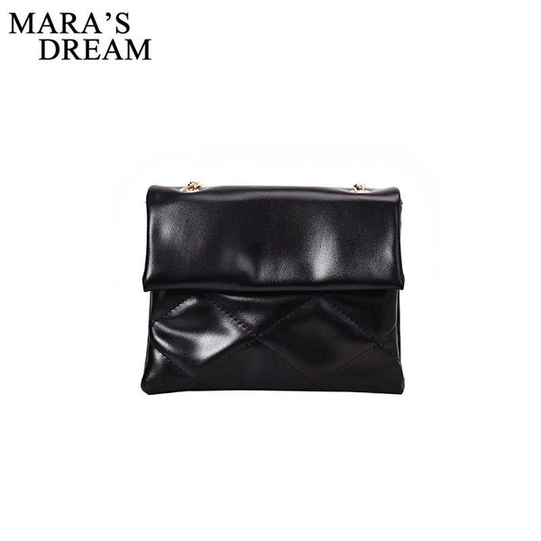 

mara's dream 2020 new solid color fashion autumn ladies small bag soft leather square crossbody bag wild chain